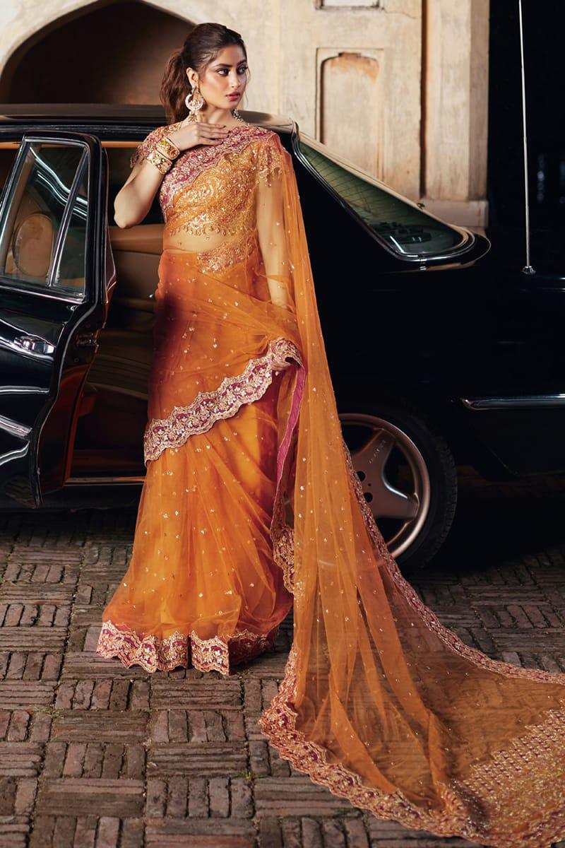 Qalamkar | Shadmani Luxury Formals |  Raniya SH-02 - Aqsa Fabrics