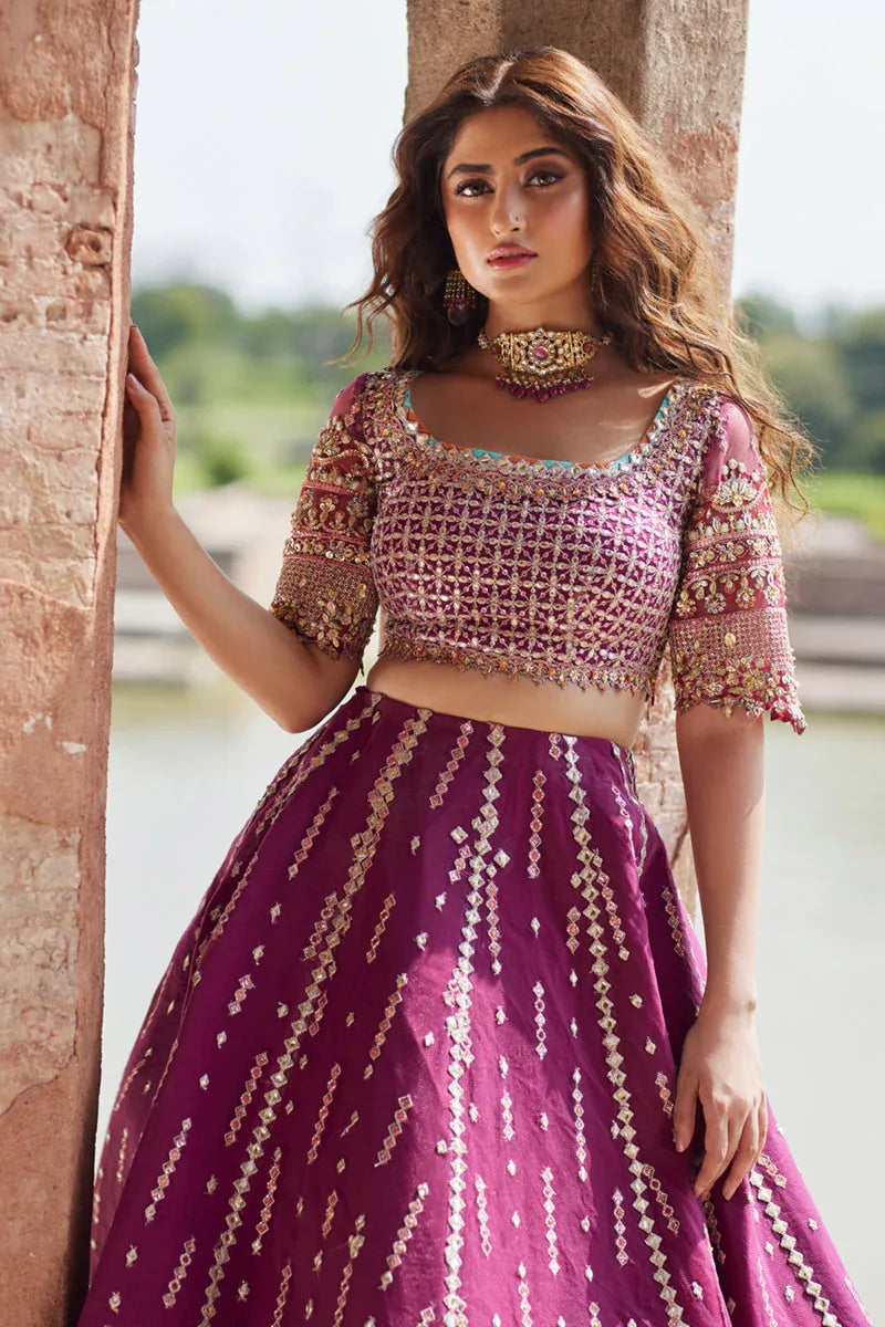 Qalamkar | Shadmani Luxury Formals |  Alya SH-04 - Aqsa Fabrics