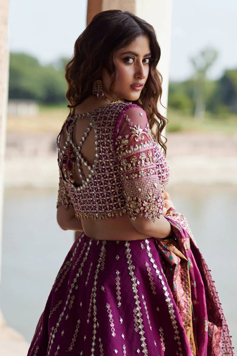 Qalamkar | Shadmani Luxury Formals |  Alya SH-04 - Aqsa Fabrics