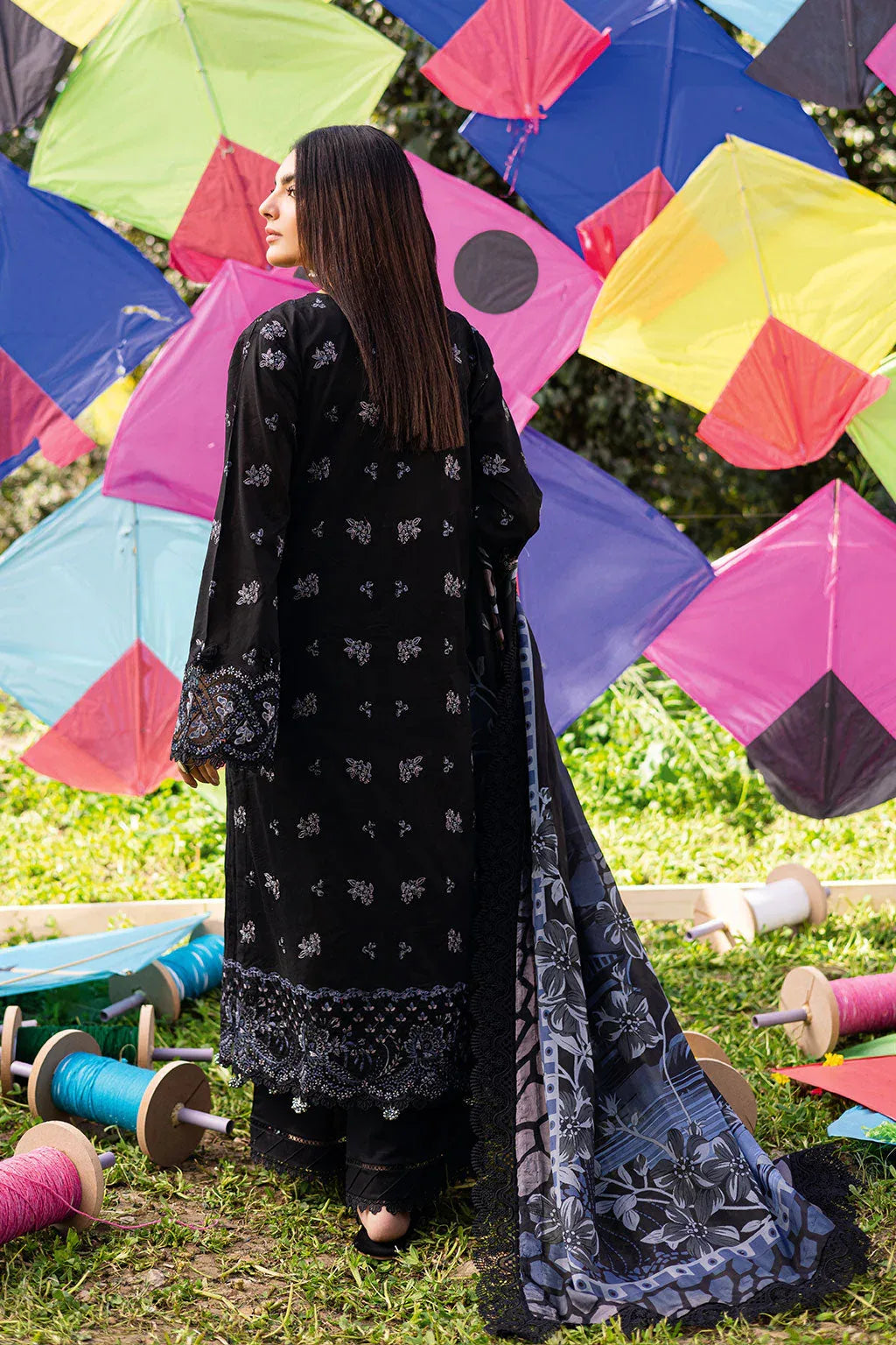 Ramsha | Riwayat Lawn Collection | Y-1208 - Aqsa Fabrics