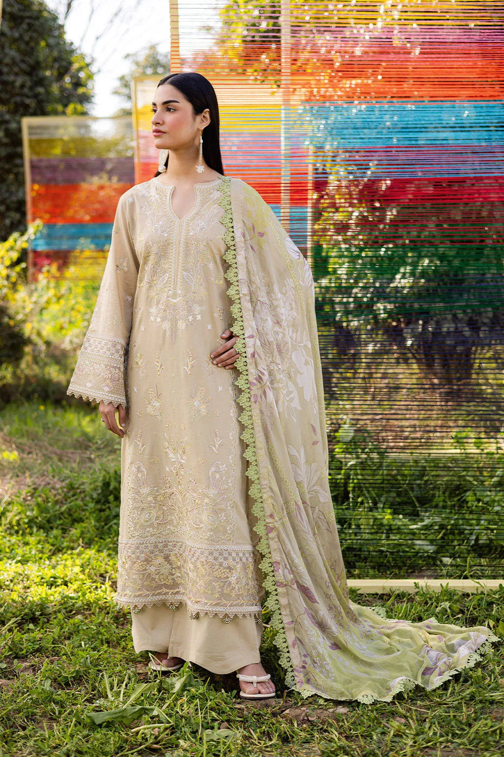 Ramsha | Riwayat Lawn Collection | Y-1210 - Aqsa Fabrics