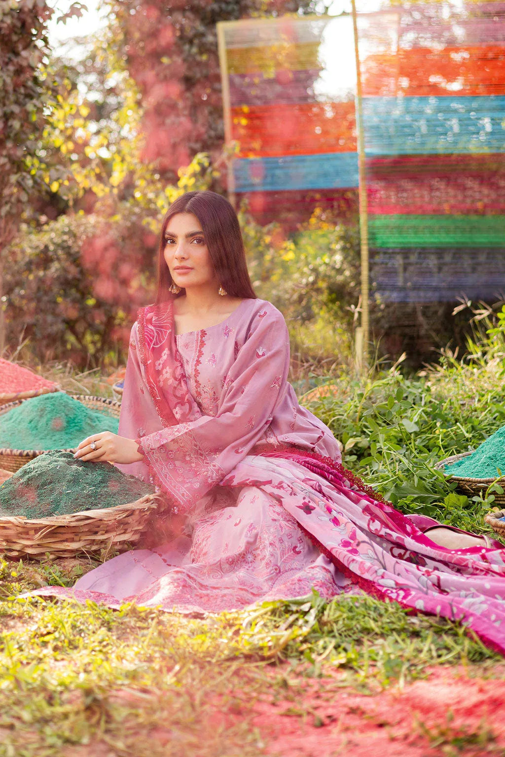 Ramsha | Riwayat Lawn Collection | Y-1209 - Aqsa Fabrics