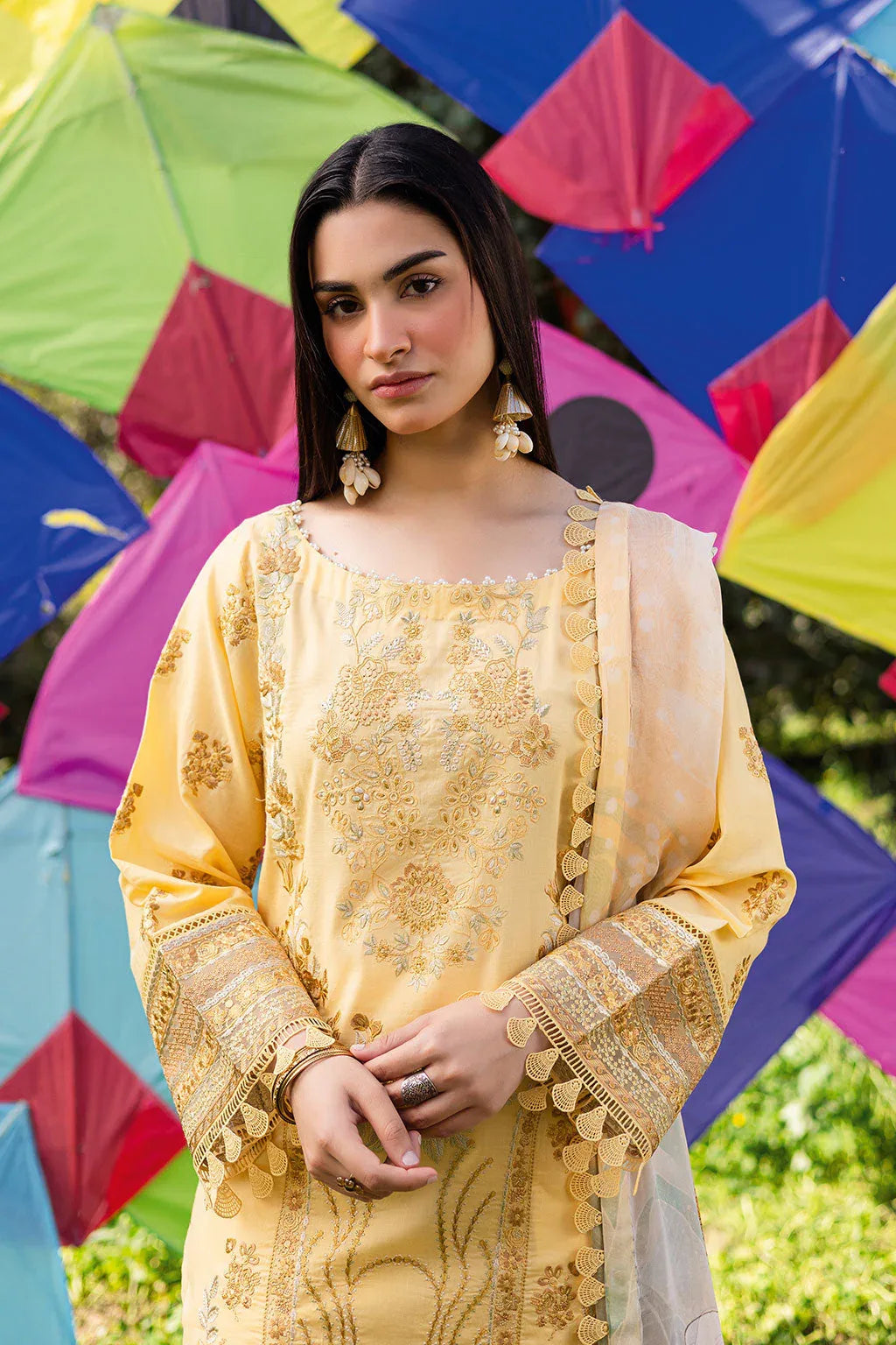 Ramsha | Riwayat Lawn Collection | Y-1207 - Aqsa Fabrics