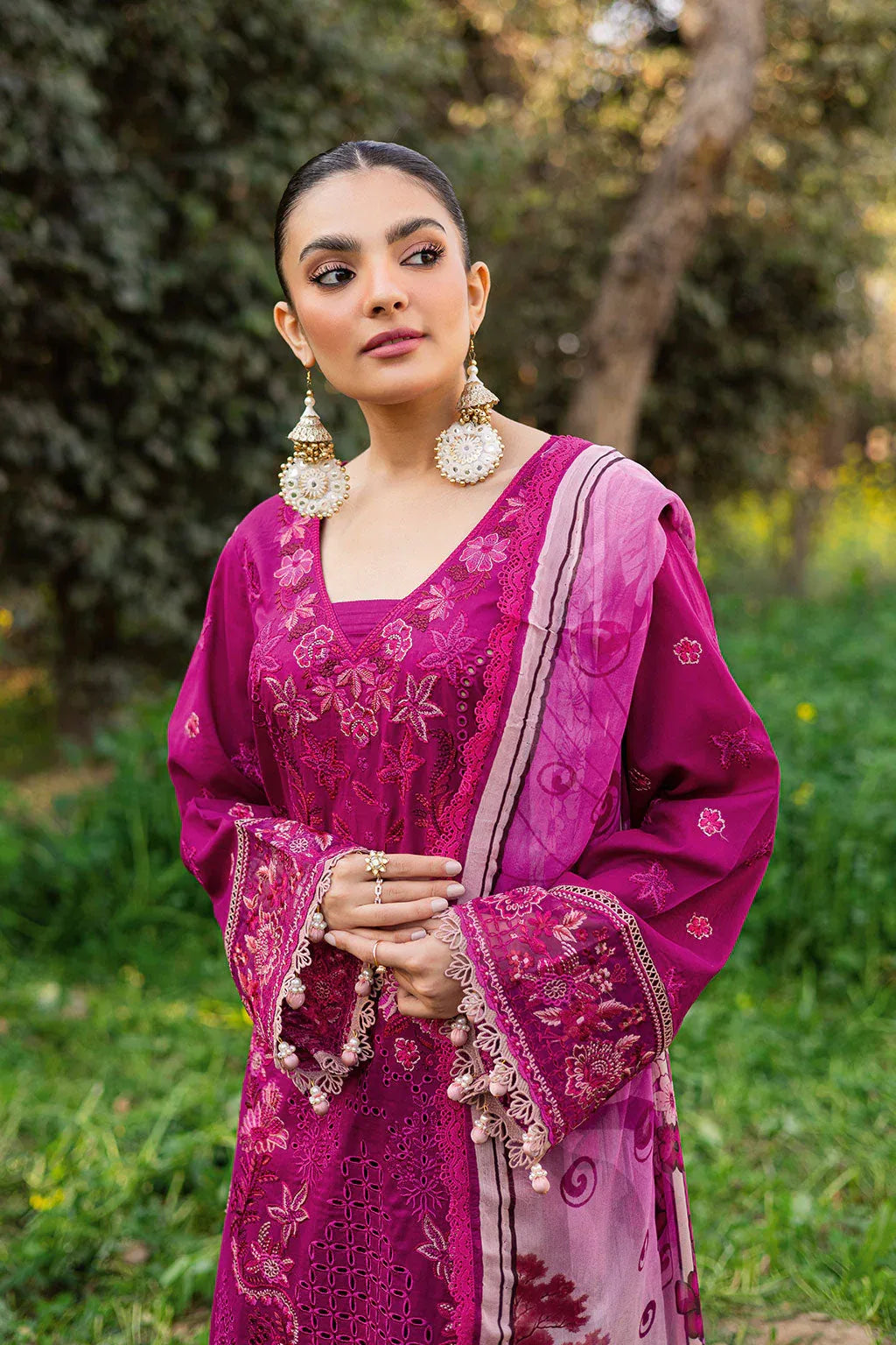 Ramsha | Riwayat Lawn Collection | Y-1202 - Aqsa Fabrics