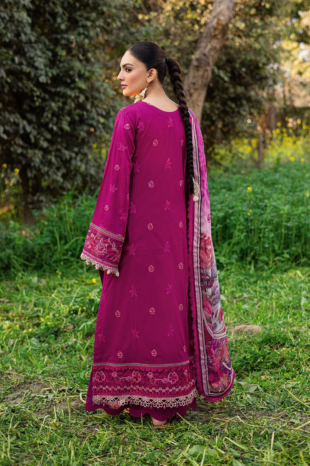 Ramsha | Riwayat Lawn Collection | Y-1202 - Aqsa Fabrics