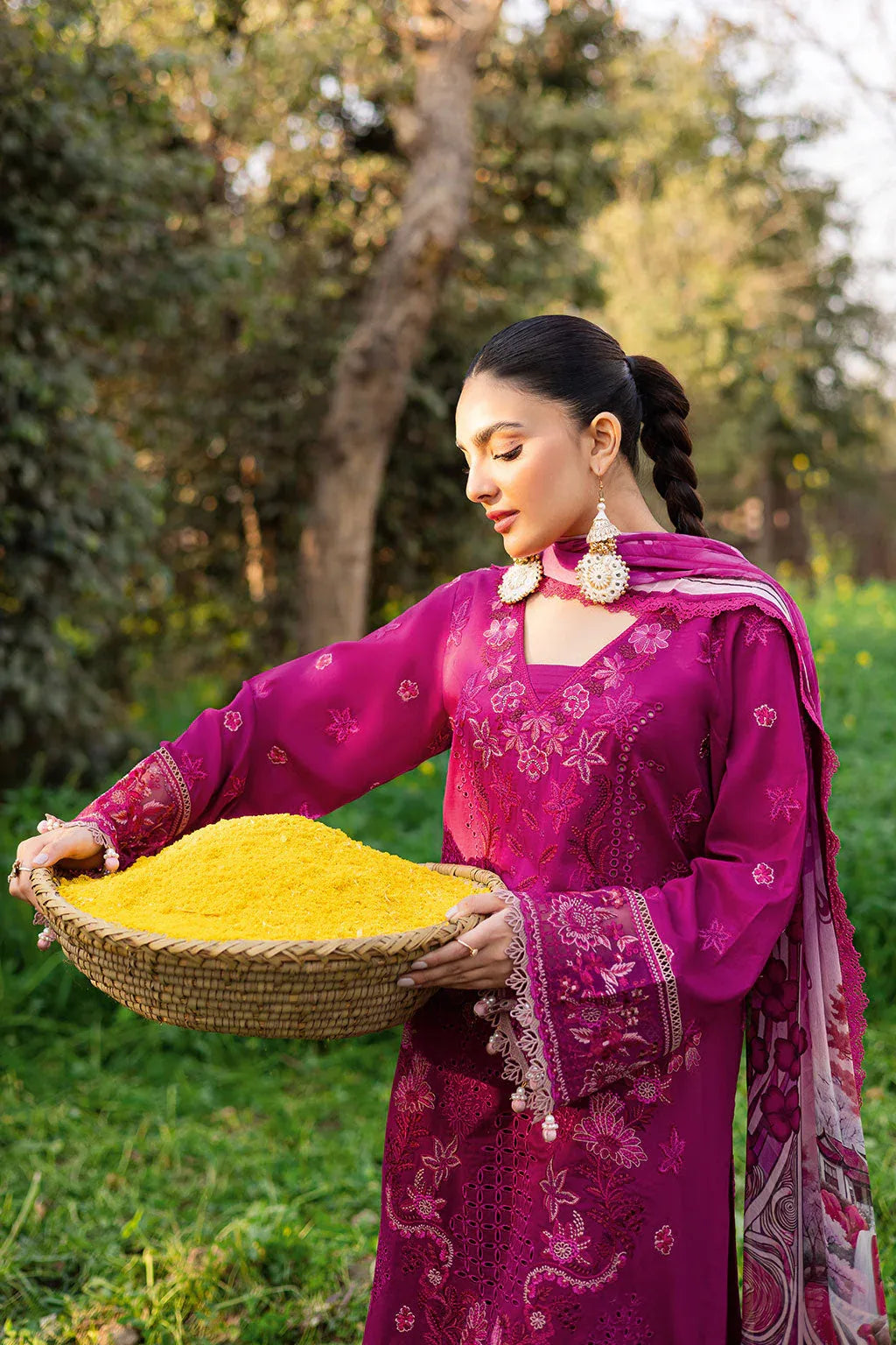 Ramsha | Riwayat Lawn Collection | Y-1202 - Aqsa Fabrics