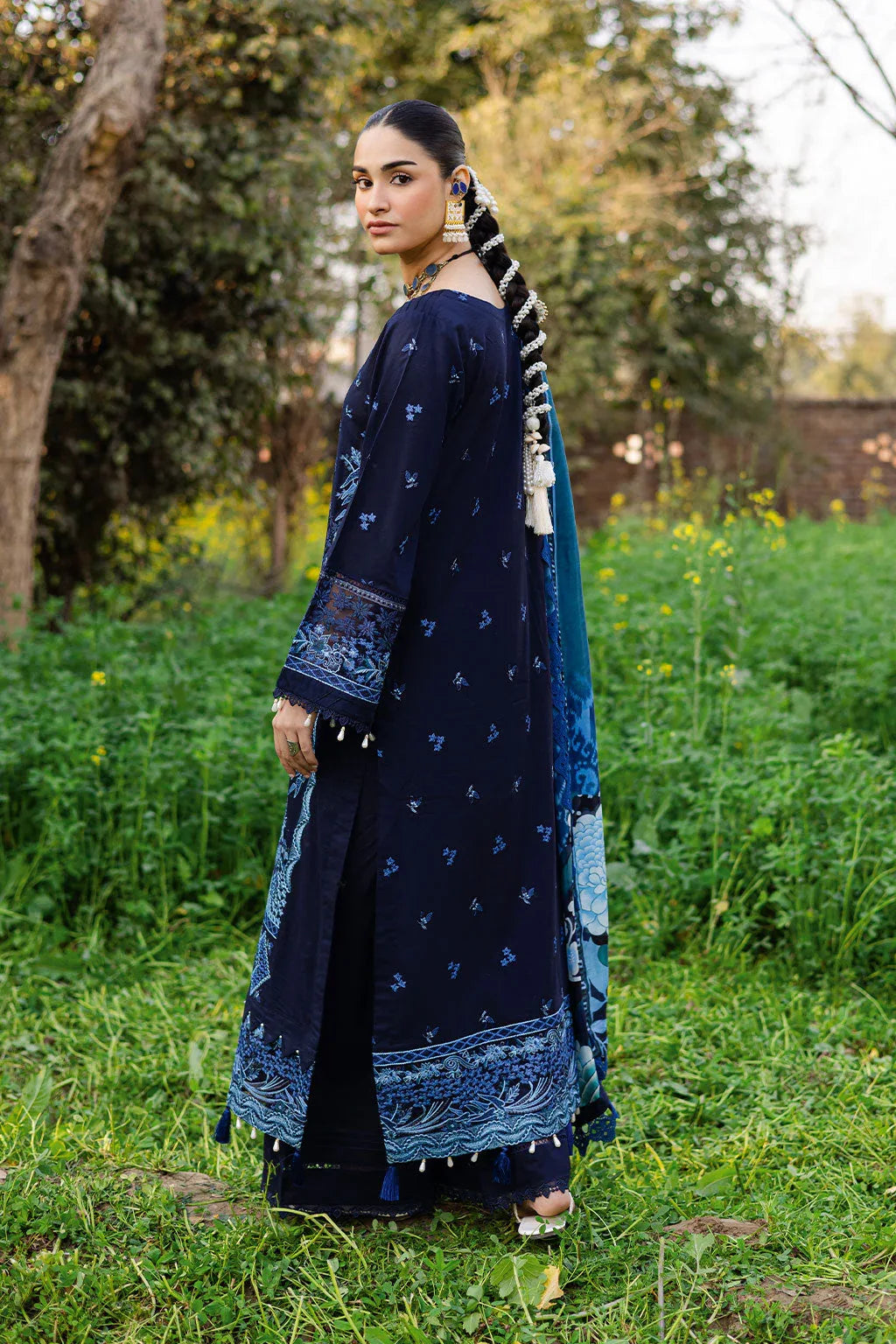 Ramsha | Riwayat Lawn Collection | Y-1203 - Aqsa Fabrics