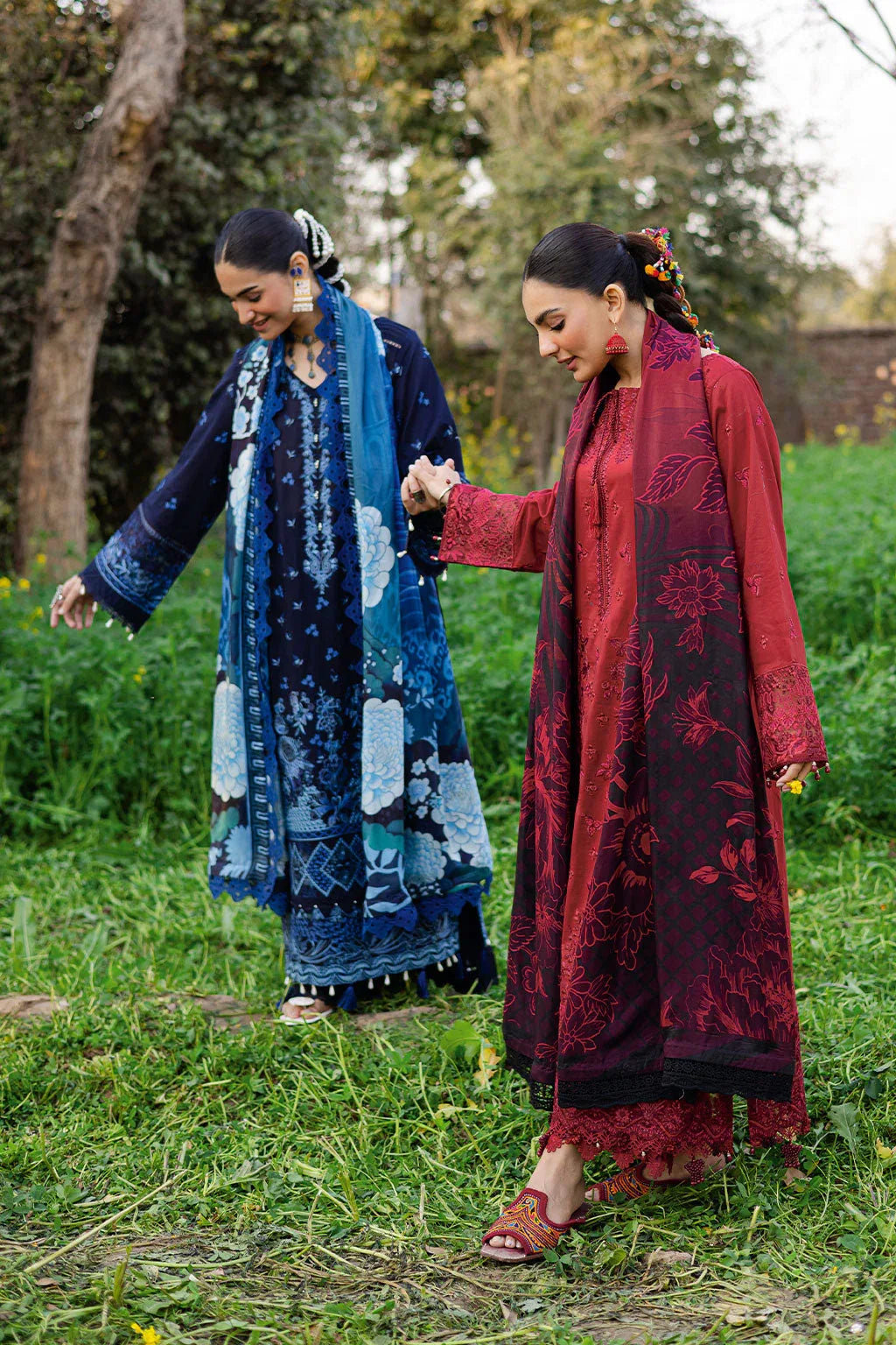 Ramsha | Riwayat Lawn Collection | Y-1203 - Aqsa Fabrics