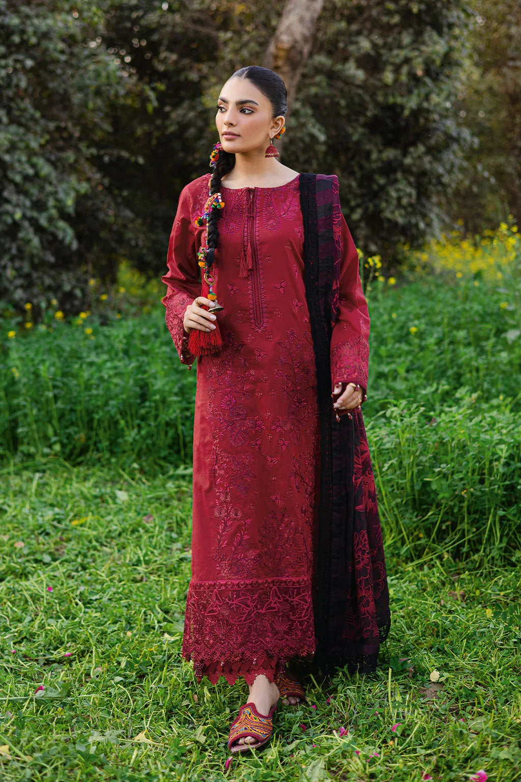 Ramsha | Riwayat Lawn Collection | Y-1204 - Aqsa Fabrics