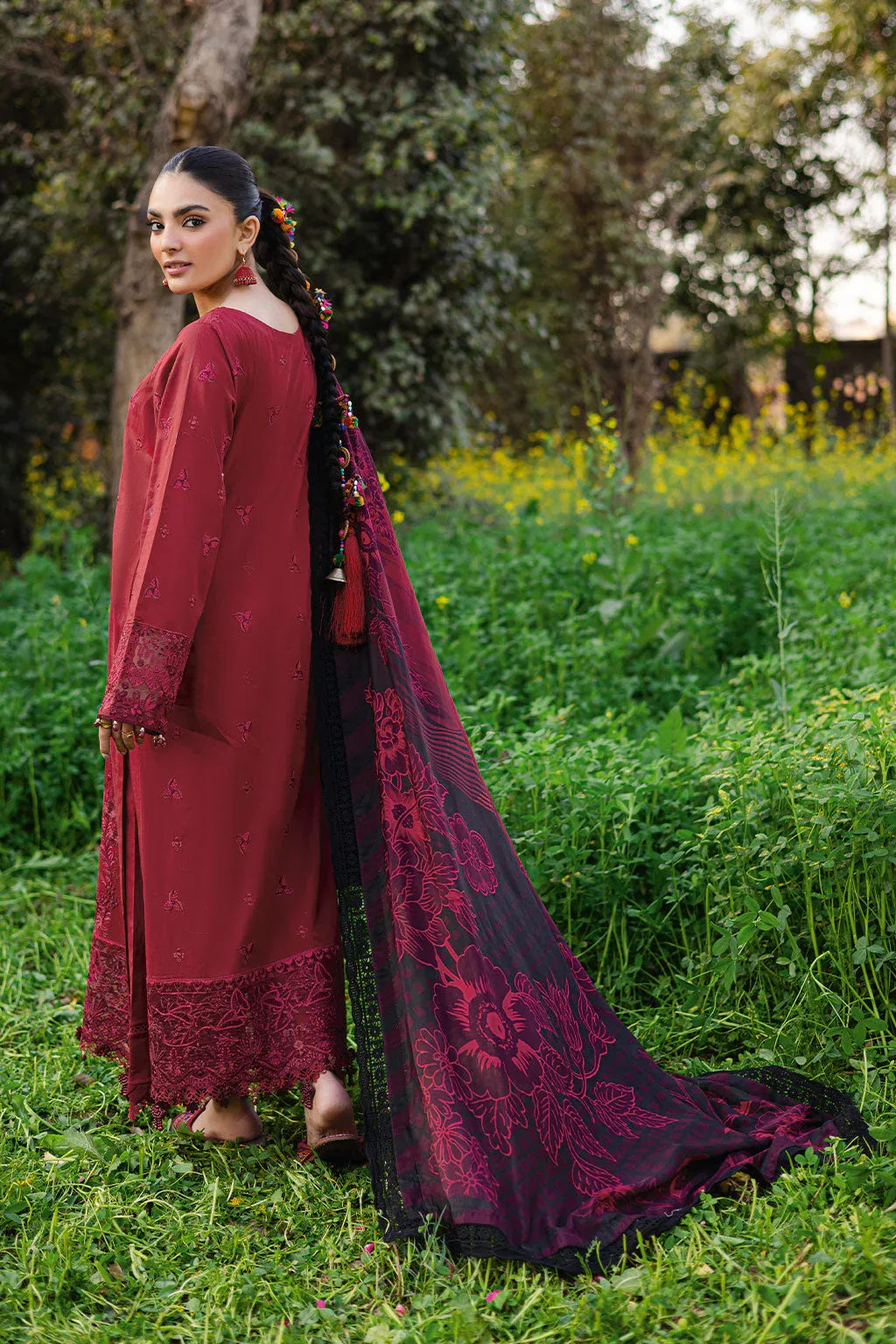 Ramsha | Riwayat Lawn Collection | Y-1204 - Aqsa Fabrics