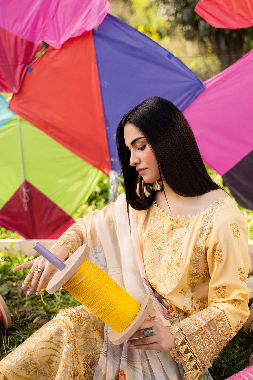 Ramsha | Riwayat Lawn Collection | Y-1207 - Aqsa Fabrics