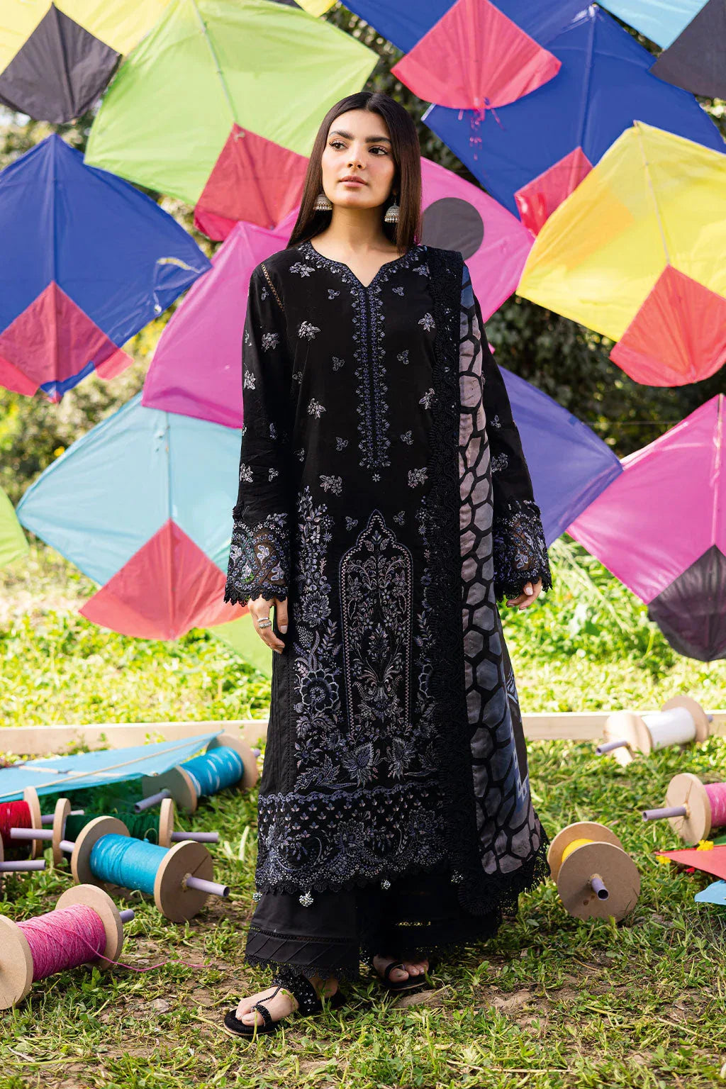 Ramsha | Riwayat Lawn Collection | Y-1208 - Aqsa Fabrics