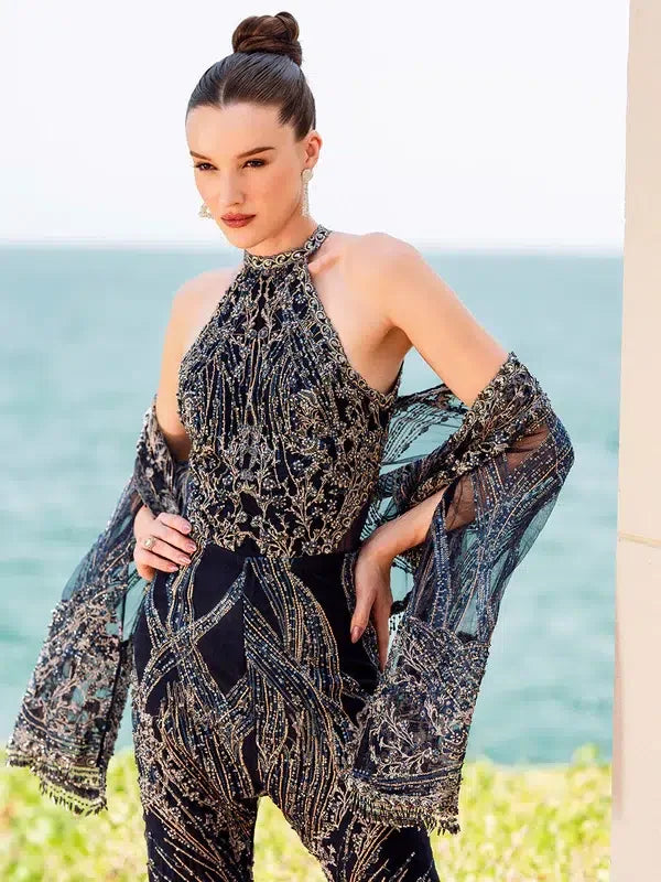Epoque | Ciel Luxury Couture | Raven - Aqsa Fabrics