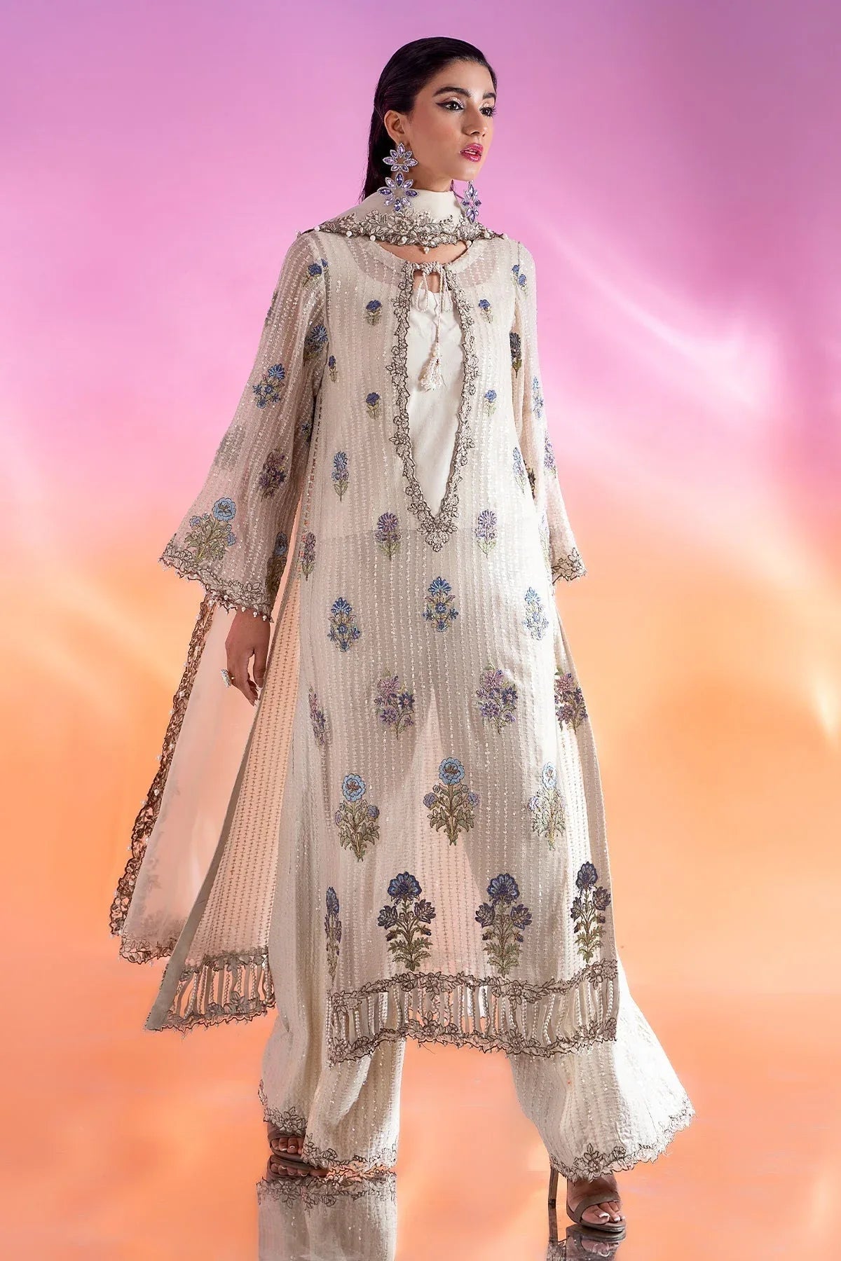 Charizma | Festive Pret | CMA-4-287 - Aqsa Fabrics