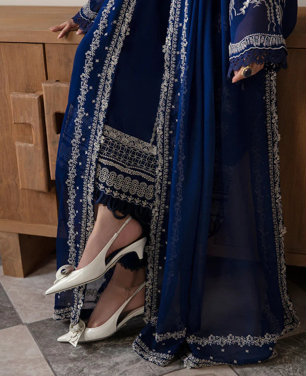 Republic Womenswear | Premium Pret 25 | RPP-05 (Bleu rêveur) - Aqsa Fabrics