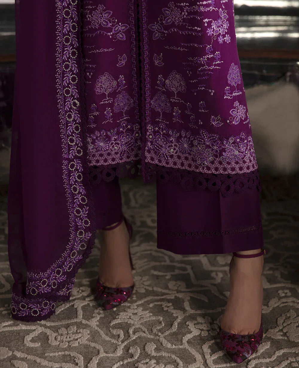 Republic Womenswear | Premium Pret 25 | RPP-06 (Prune de myrtille) - Aqsa Fabrics