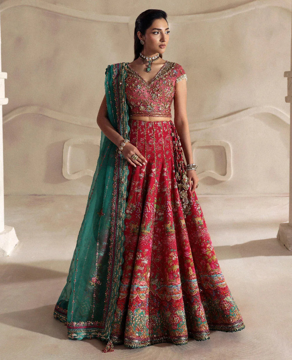 Republic Womenswear | Lilianne Wedding 25' | Floriane - Aqsa Fabrics
