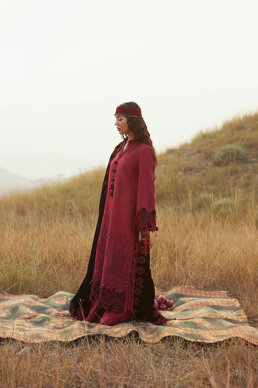 Saira Rizwan | Winter Khaddar 25 | NAZNEEN-SRW25-04 - Aqsa Fabrics