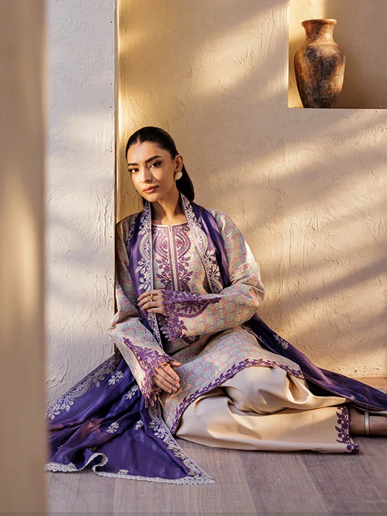 Rajbari | Amari Hybrid Jacquard Edition | Amari Jacquard - 02 - Aqsa Fabrics