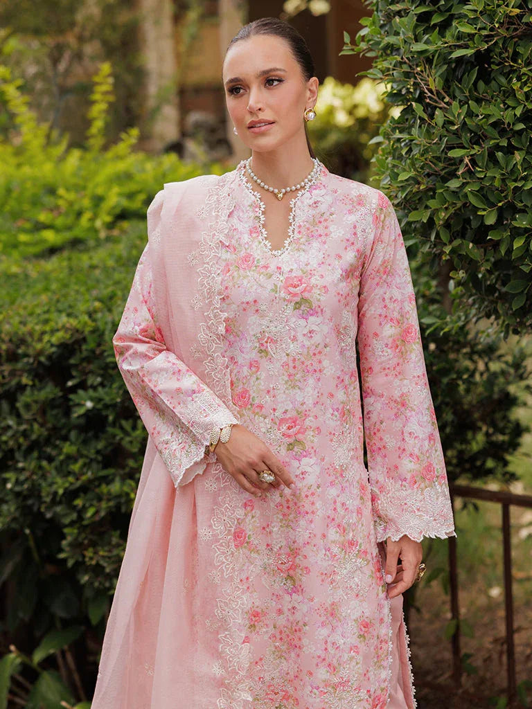 Rajbari | Floral Symphony Lawn 25 | RB-03 - Aqsa Fabrics