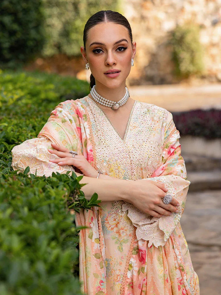 Rajbari | Floral Symphony Lawn 25 | RB-05 - Aqsa Fabrics