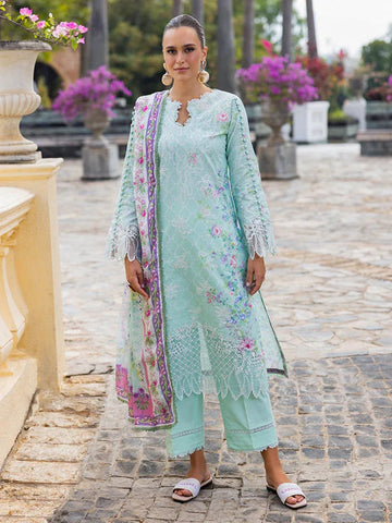 Rajbari | Floral Symphony Lawn 25 | RB-06 - Aqsa Fabrics