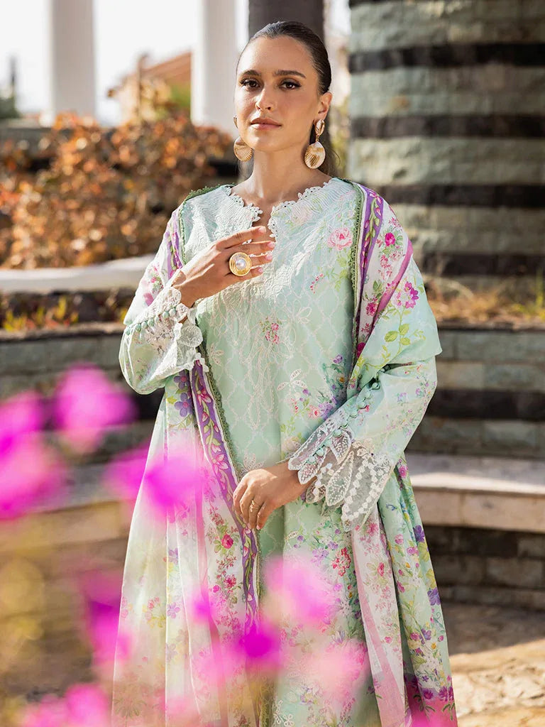 Rajbari | Floral Symphony Lawn 25 | RB-06 - Aqsa Fabrics