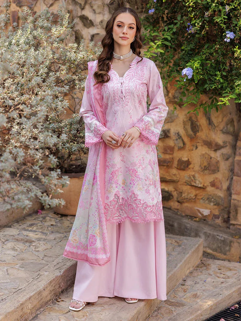 Rajbari | Floral Symphony Lawn 25 | RB-07 - Aqsa Fabrics