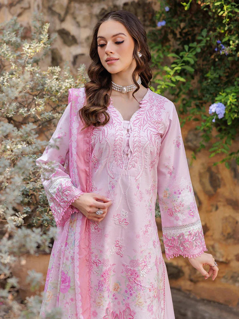 Rajbari | Floral Symphony Lawn 25 | RB-07 - Aqsa Fabrics
