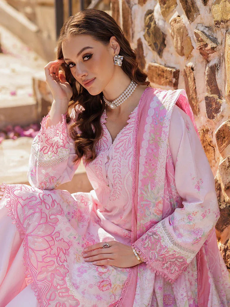 Rajbari | Floral Symphony Lawn 25 | RB-07 - Aqsa Fabrics