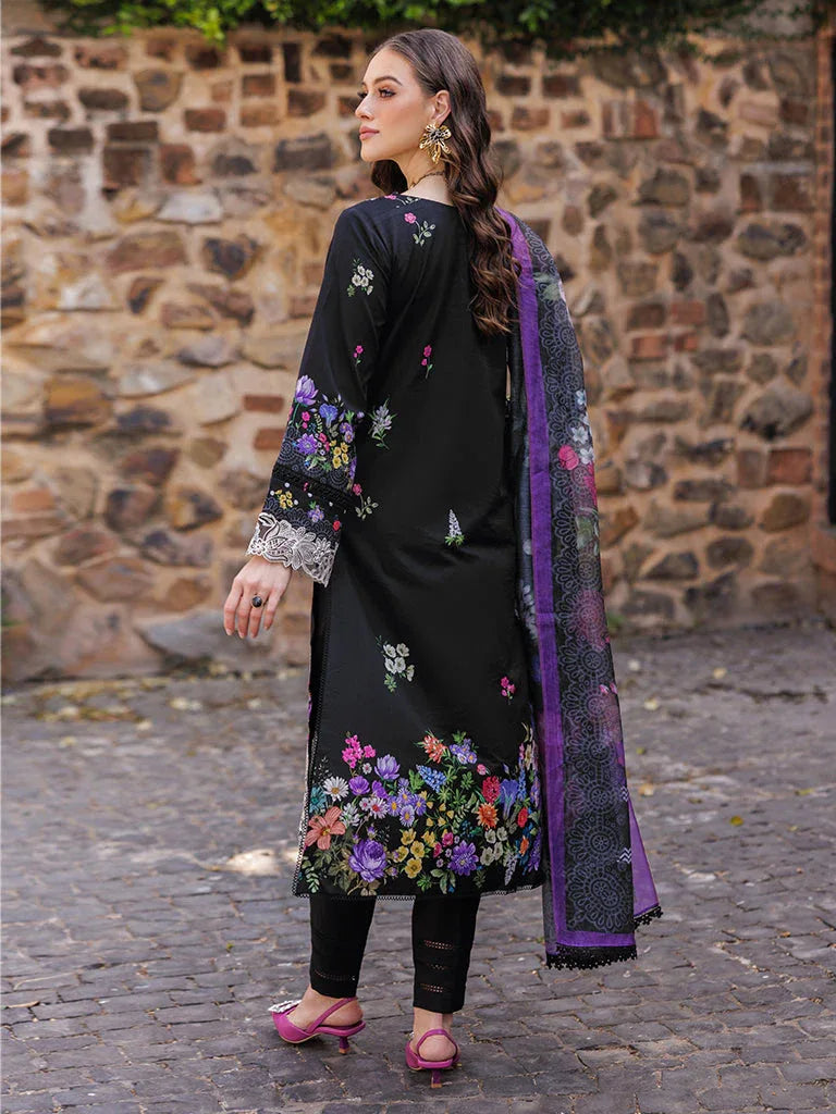 Rajbari | Floral Symphony Lawn 25 | RB-08 - Aqsa Fabrics