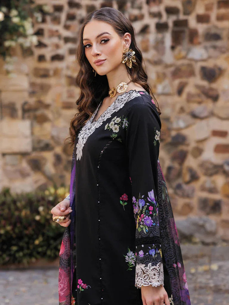 Rajbari | Floral Symphony Lawn 25 | RB-08 - Aqsa Fabrics