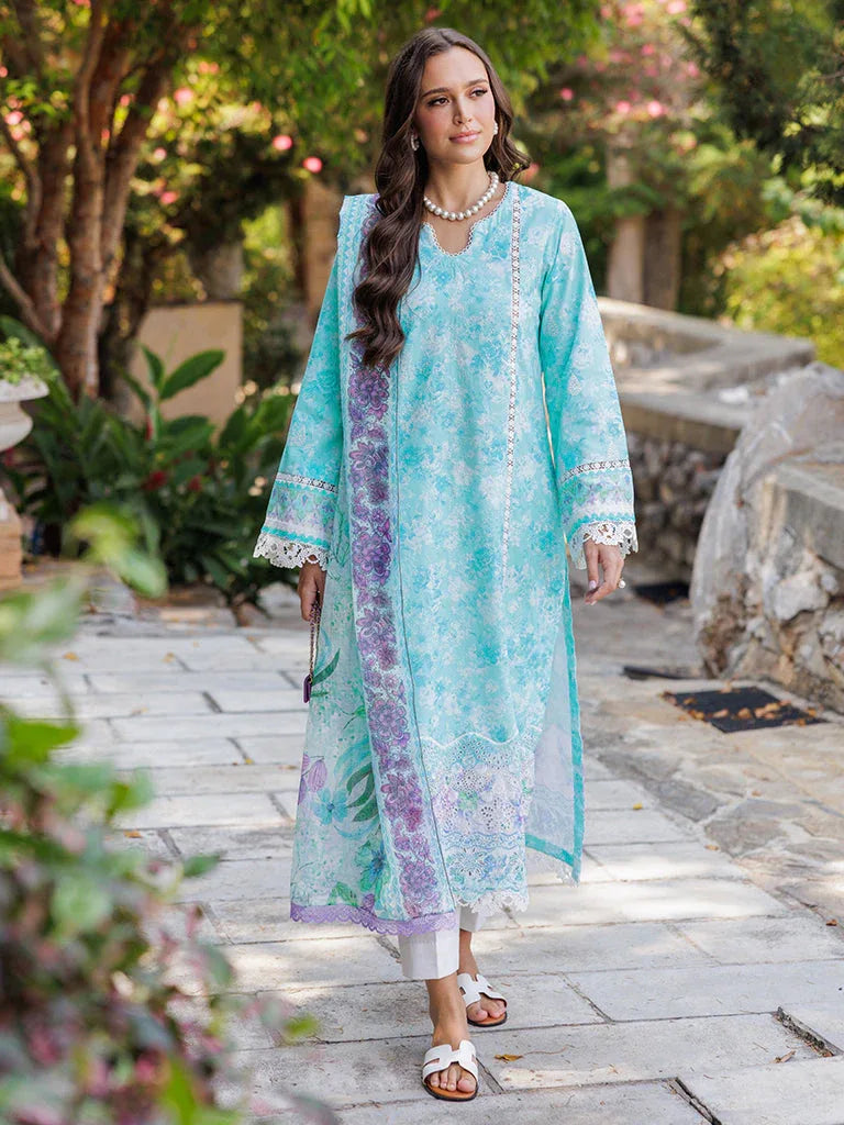 Rajbari | Floral Symphony Lawn 25 | RB-09 - Aqsa Fabrics