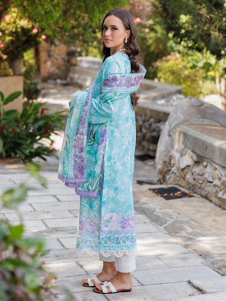 Rajbari | Floral Symphony Lawn 25 | RB-09 - Aqsa Fabrics