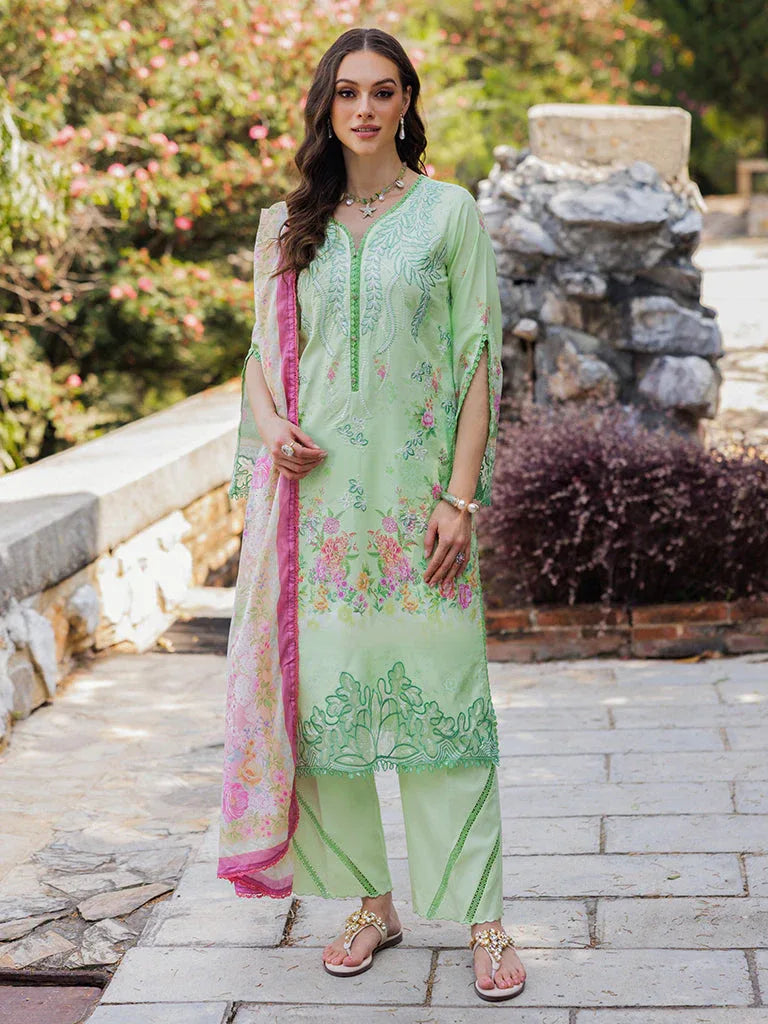 Rajbari | Floral Symphony Lawn 25 | RB-10 - Aqsa Fabrics