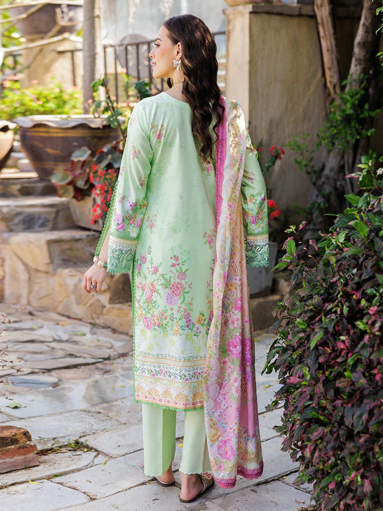 Rajbari | Floral Symphony Lawn 25 | RB-10 - Aqsa Fabrics