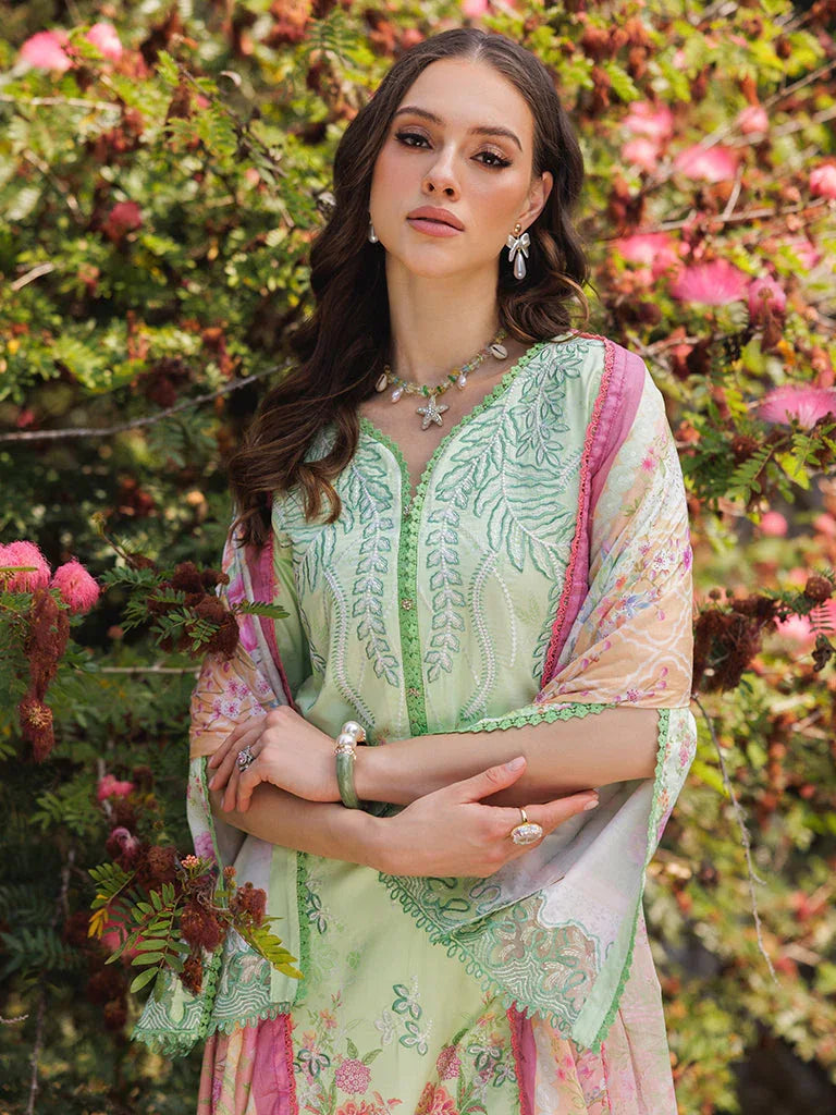 Rajbari | Floral Symphony Lawn 25 | RB-10 - Aqsa Fabrics