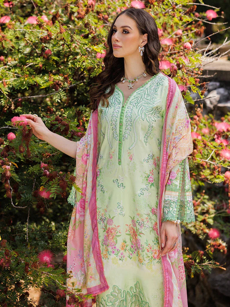 Rajbari | Floral Symphony Lawn 25 | RB-10 - Aqsa Fabrics