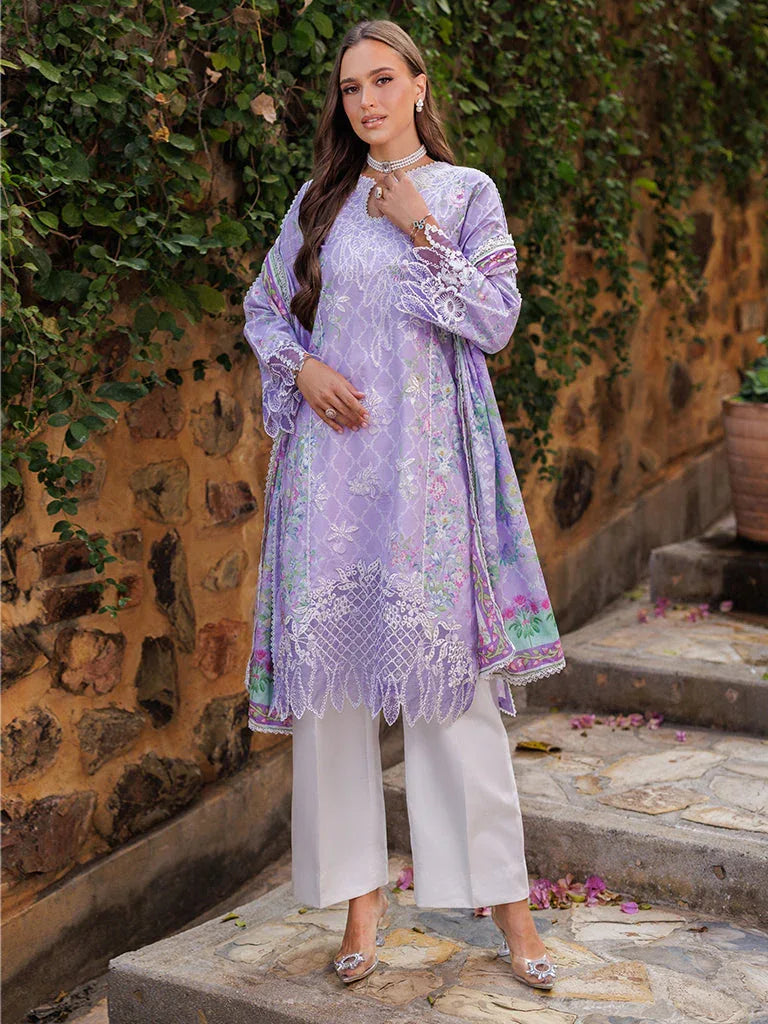 Rajbari | Floral Symphony Lawn 25 | RB-11 - Aqsa Fabrics
