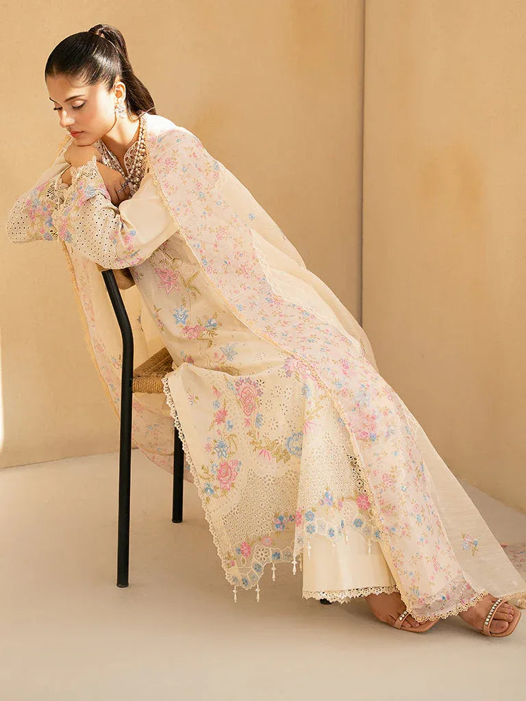 Rajbari | Jahaan Premium Festive Lawn | AIRA (Jahan) 2-A - Aqsa Fabrics