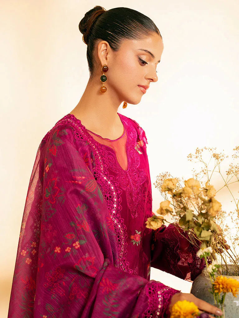 Rajbari | Jahaan Premium Festive Lawn | MAYA (Jahan) 4-B - Aqsa Fabrics