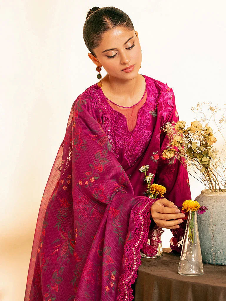 Rajbari | Jahaan Premium Festive Lawn | MAYA (Jahan) 4-B - Aqsa Fabrics