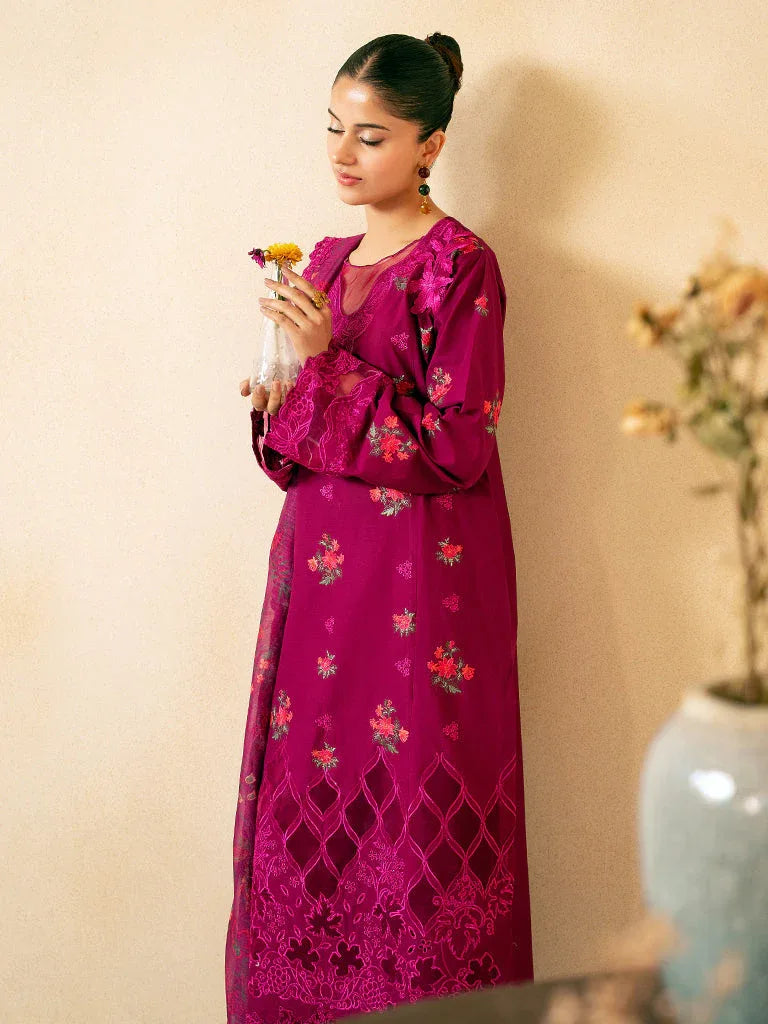 Rajbari | Jahaan Premium Festive Lawn | MAYA (Jahan) 4-B - Aqsa Fabrics