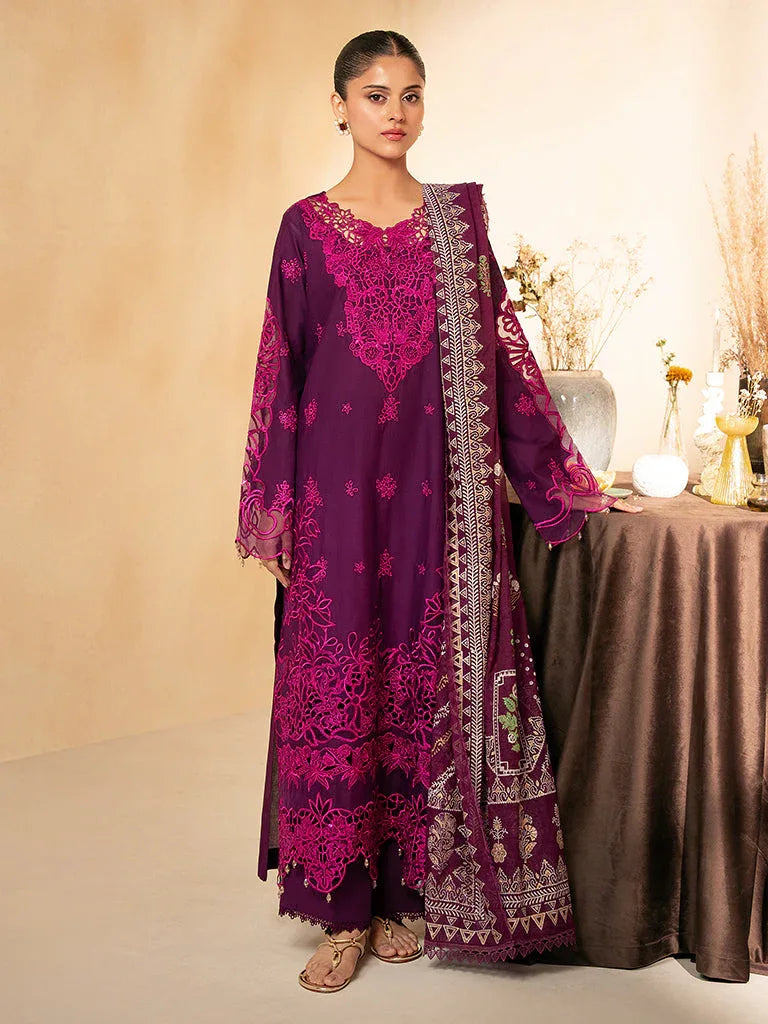 Rajbari | Jahaan Premium Festive Lawn | NORA (Jahan) 6-B - Aqsa Fabrics