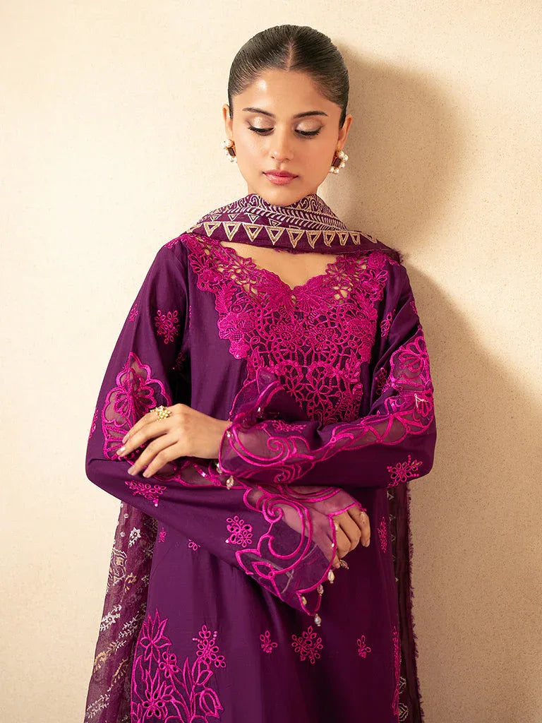 Rajbari | Jahaan Premium Festive Lawn | NORA (Jahan) 6-B - Aqsa Fabrics