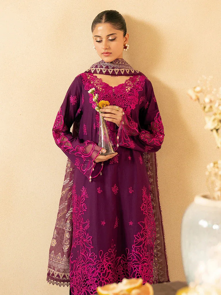 Rajbari | Jahaan Premium Festive Lawn | NORA (Jahan) 6-B - Aqsa Fabrics
