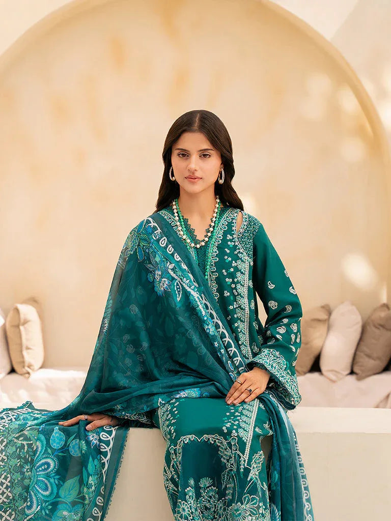Rajbari | Jahaan Premium Festive Lawn | RINA (Jahan) 5-A - Aqsa Fabrics