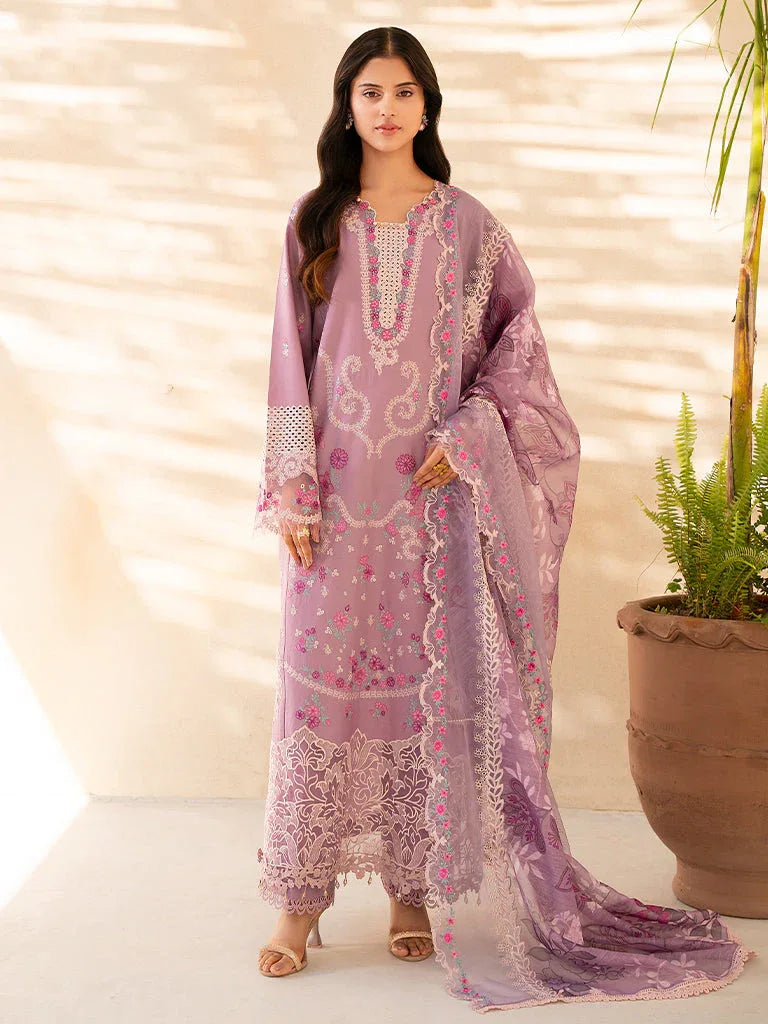 Rajbari | Jahaan Premium Festive Lawn | SILA (Jahan) 3-B - Aqsa Fabrics