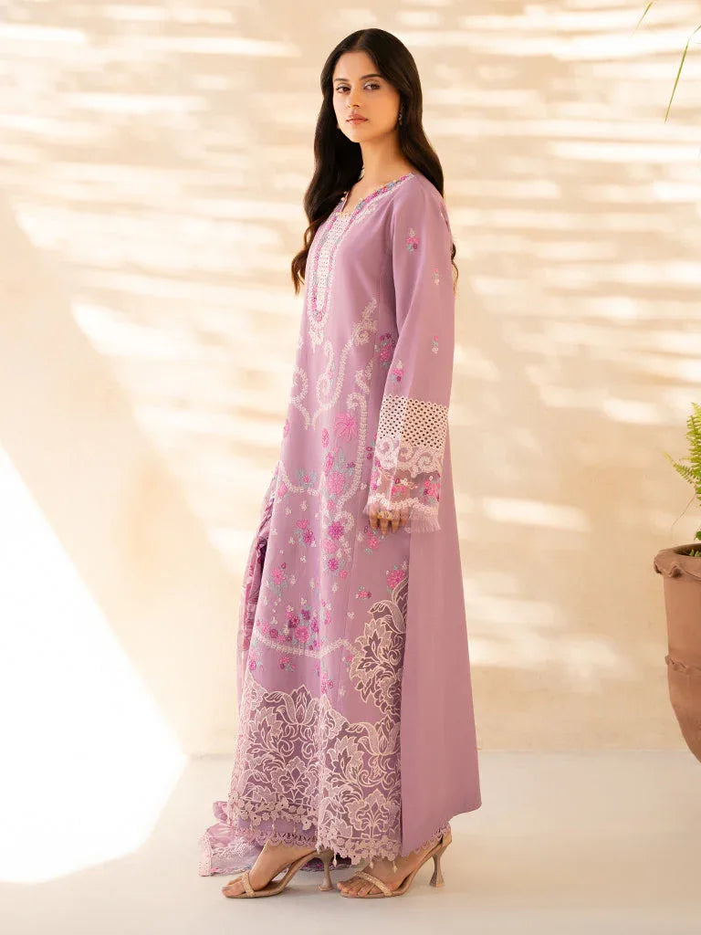 Rajbari | Jahaan Premium Festive Lawn | SILA (Jahan) 3-B - Aqsa Fabrics
