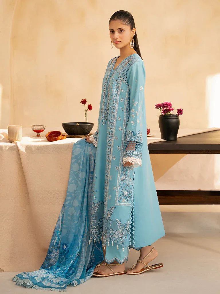 Rajbari | Jahaan Premium Festive Lawn | SIRA (Jahan) 5-B - Aqsa Fabrics